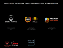 Tablet Screenshot of cristal-events.com